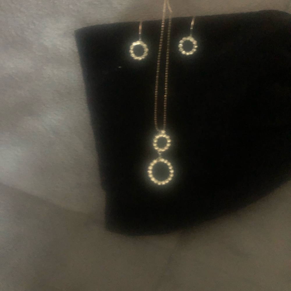 Necklace and earrings